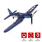 F4U Corsair RC Airplane 24GHz 4 Channel RTF Remote Control Plane With One Key Aerobatic Function 7
