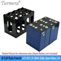 12v battery frame for catl eve lifepo4 cells with flame retardant abs plastic holder and latches