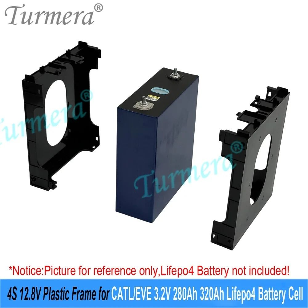 12V Battery Frame For CATL EVE Lifepo4 Cells With Flame Retardant ABS Plastic Holder And Latches 1