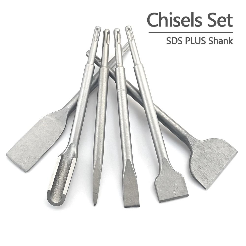 250 Mm SDS Plus Chisel Set For Concrete Brick Masonry 0
