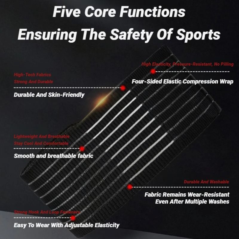 Adjustable Elastic Wristband For Sport And Carpal Tunnel Support 1