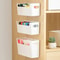 Non Perforated Cling Film Rack For Cabinet Door Organizer 1