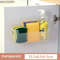 Non Perforated Cling Film Rack For Cabinet Door Organizer 6