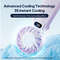 Kinscoter Cooling Handheld Fan 3600mAh Foldable Portable Fan 4