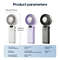 Kinscoter Cooling Handheld Fan 3600mAh Foldable Portable Fan 5