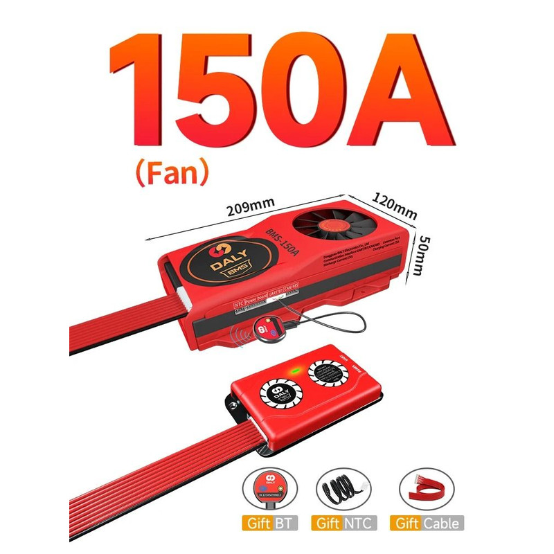 Daly Smart BMS With Active Balancer For Lifepo4 And Li Ion Batteries 12