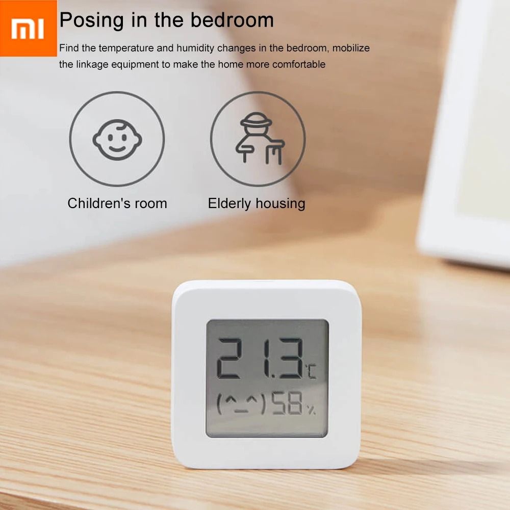 Xiaomi Mijia Thermometer 2 Bluetooth Smart Temperature Humidity Sensor 1