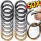 50PCS Metal Spring Clasps O Ring Keyring Snap Hook Connectors 0