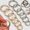 50PCS Metal Spring Clasps O Ring Keyring Snap Hook Connectors 2