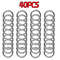 50PCS Metal Spring Clasps O Ring Keyring Snap Hook Connectors 9
