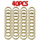 50PCS Metal Spring Clasps O Ring Keyring Snap Hook Connectors 14