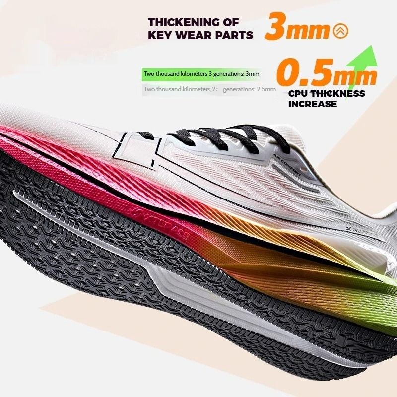 Xtep Mens Running Shoes 2000km 30 Lightweight Cushioned Sneakers 4