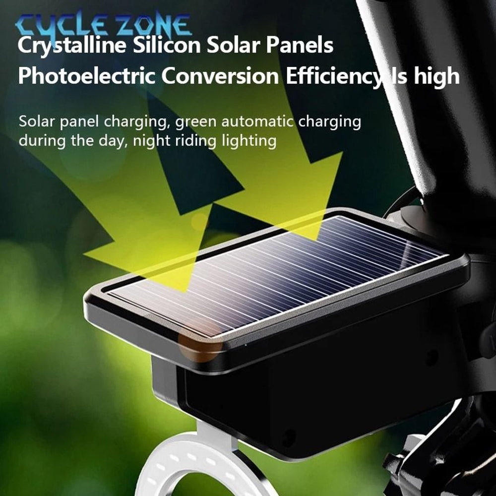 Solar Bicycle Rear Light With Smart Sensor 1
