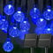 60 LED Solar Crystal Globe String Lights Outdoor Waterproof 6