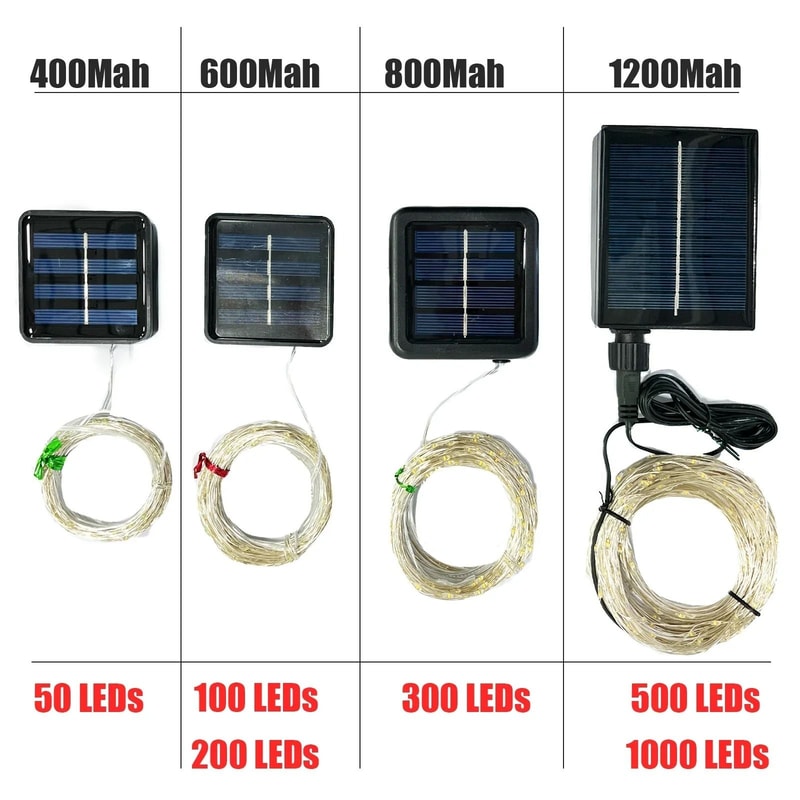 Ultra Long Solar 1000 LED String Fairy Lights For Outdoor 2