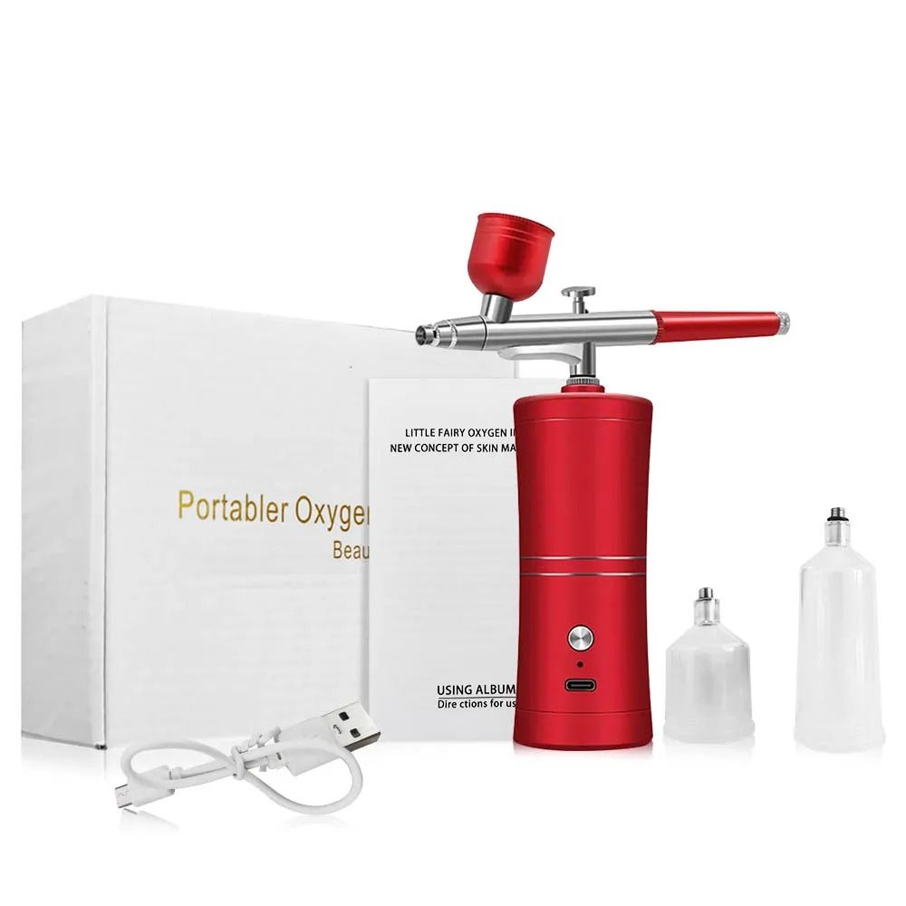 Portable Cordless Airbrush Kit With Compressor For Nail Art 9