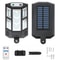 Solar Motion Sensor Street Lamp With 3 Light Modes And Remote Control For Outdoor Garden And Patio 7