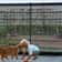 Pet Dog Barrier Fence Folding Mesh Playpen 2