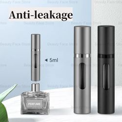 portable 5 ml 8 ml refillable perfume spray atomizer bottle