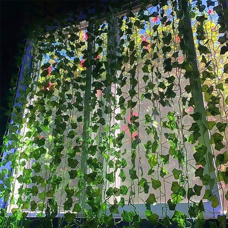 Artificial Ivy Leaf Vine Garland Hanging Rattan Creeper 2