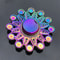 Rainbow Metal Fidget Spinner Colorful High Speed Hand Toy 4