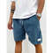 Men Corduroy Casual Shorts Solid Color Sportswear For Summer 5