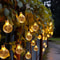 Solar LED Crystal Globe String Lights Outdoor With 8 Lighting Modes 4