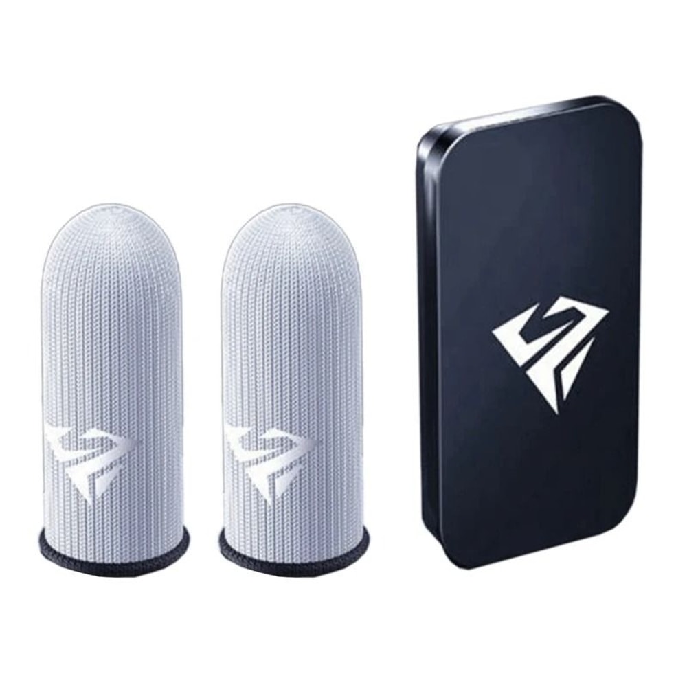 Mobile Game Fingertip Gloves Sweatproof Anti Slip Touch Screen Covers 2 Pack 10