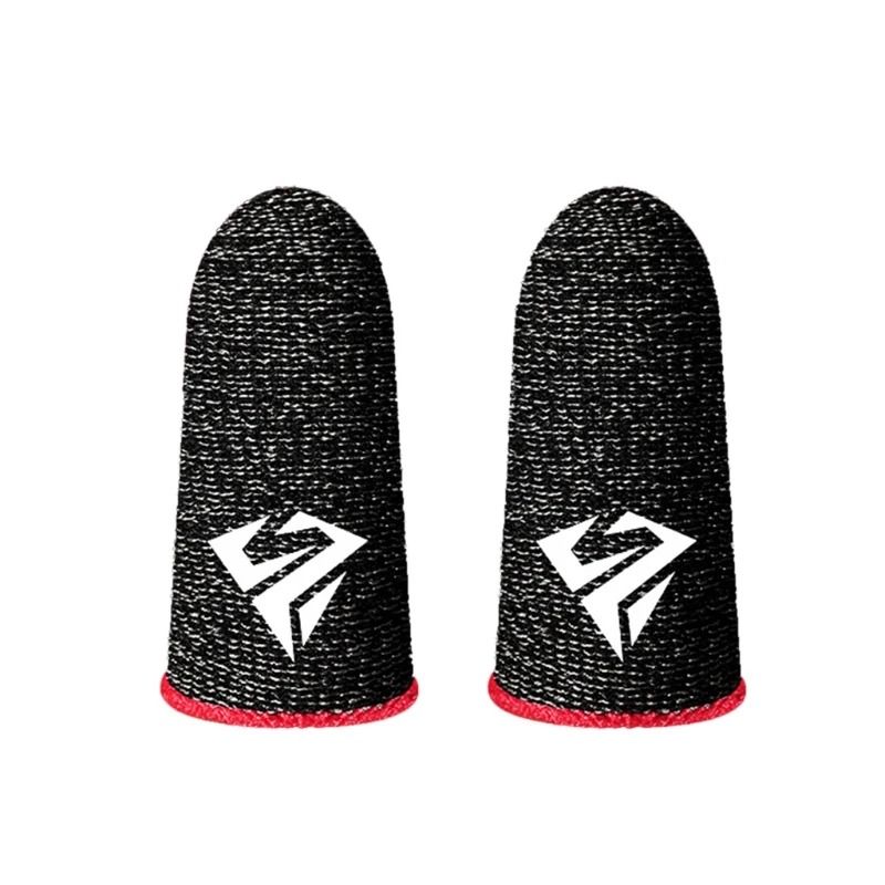 Mobile Game Fingertip Gloves Sweatproof Anti Slip Touch Screen Covers 2 Pack 21