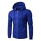 Men Zip Up Hoodie Jacket Slim Fit Long Sleeve Sweatshirt 9