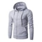 Men Zip Up Hoodie Jacket Slim Fit Long Sleeve Sweatshirt 11