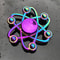 Metal Rainbow Gradient Fidget Spinner With Silent Bearing 6