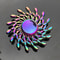 Metal Rainbow Gradient Fidget Spinner With Silent Bearing 23