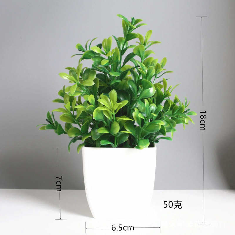 Artificial Bonsai Eucalyptus Potted Plant For Indoor Outdoor Decor 13