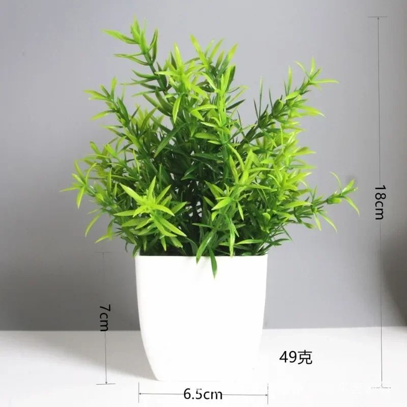 Artificial Bonsai Eucalyptus Potted Plant For Indoor Outdoor Decor 16