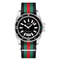 Men Nylon Strap Calendar Watch Quartz Night Light 8