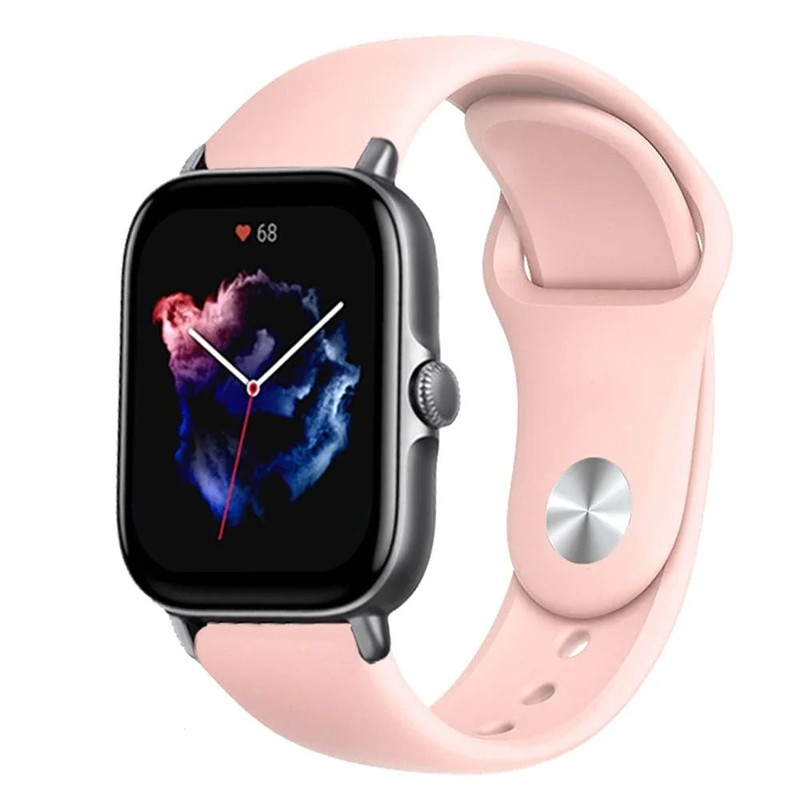 20mm 22mm Silicone Watch Strap For Amazfit GTS GTR Mini Series 13