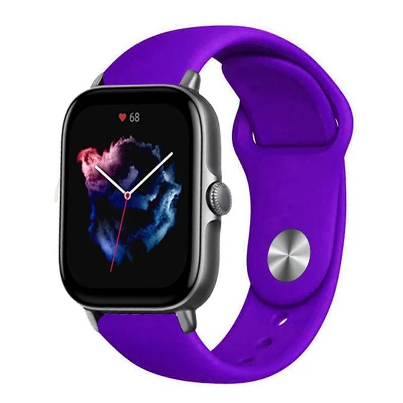 20mm 22mm Silicone Watch Strap For Amazfit GTS GTR Mini Series 1