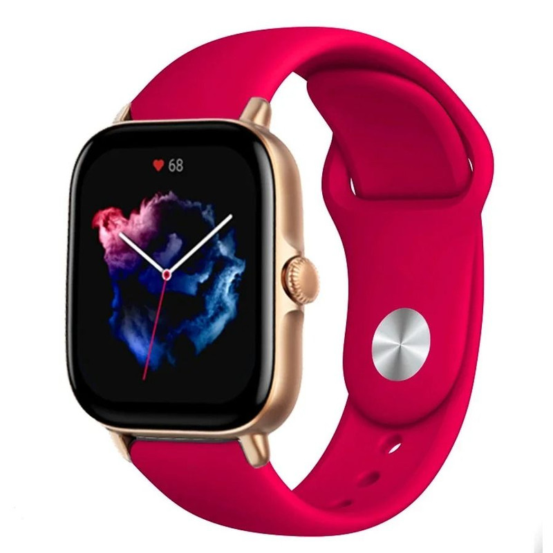 20mm 22mm Silicone Watch Strap For Amazfit GTS GTR Mini Series 4