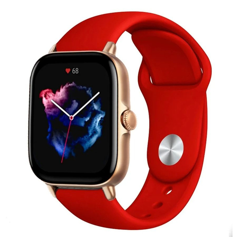 20mm 22mm Silicone Watch Strap For Amazfit GTS GTR Mini Series 5