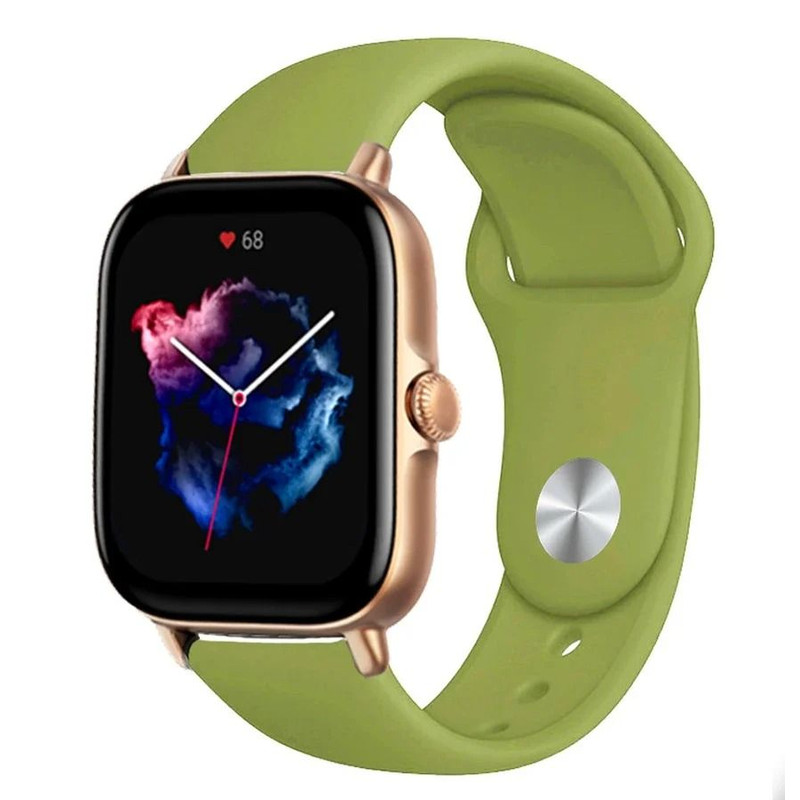 20mm 22mm Silicone Watch Strap For Amazfit GTS GTR Mini Series 15