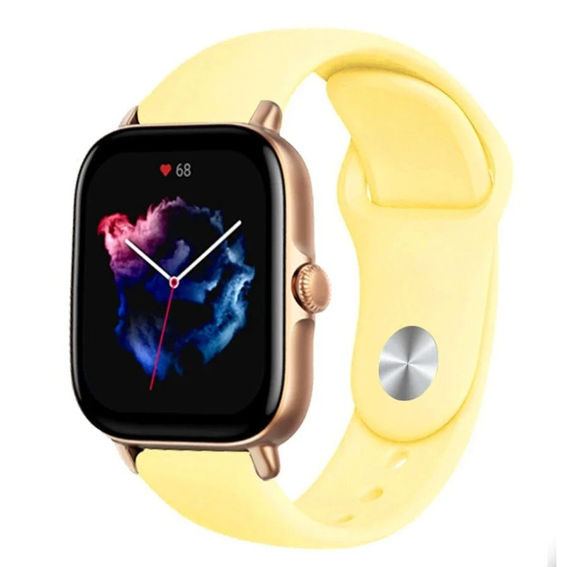 20mm 22mm Silicone Watch Strap For Amazfit GTS GTR Mini Series 24