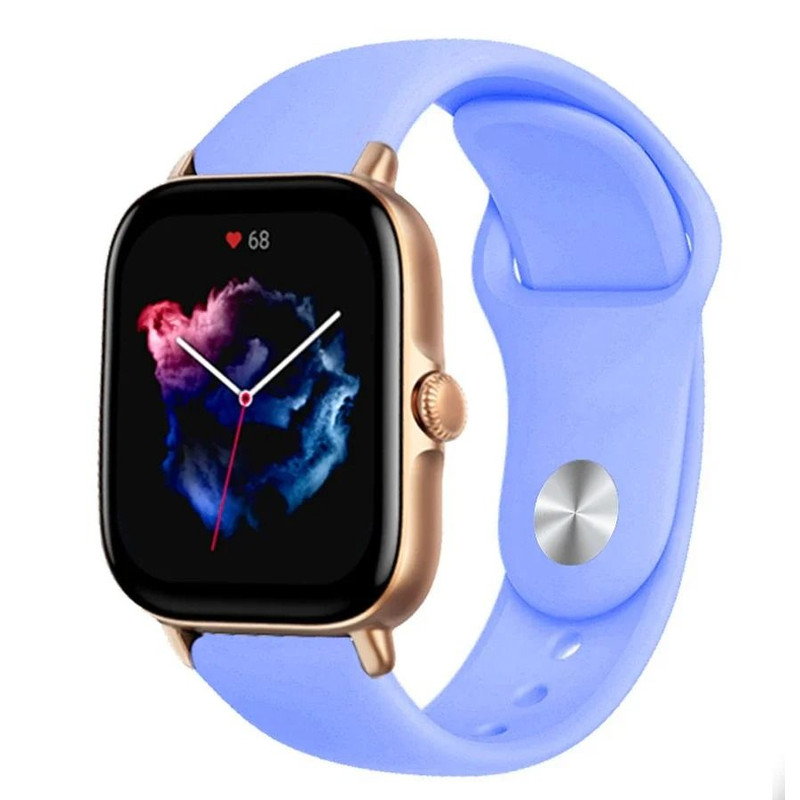 20mm 22mm Silicone Watch Strap For Amazfit GTS GTR Mini Series 25