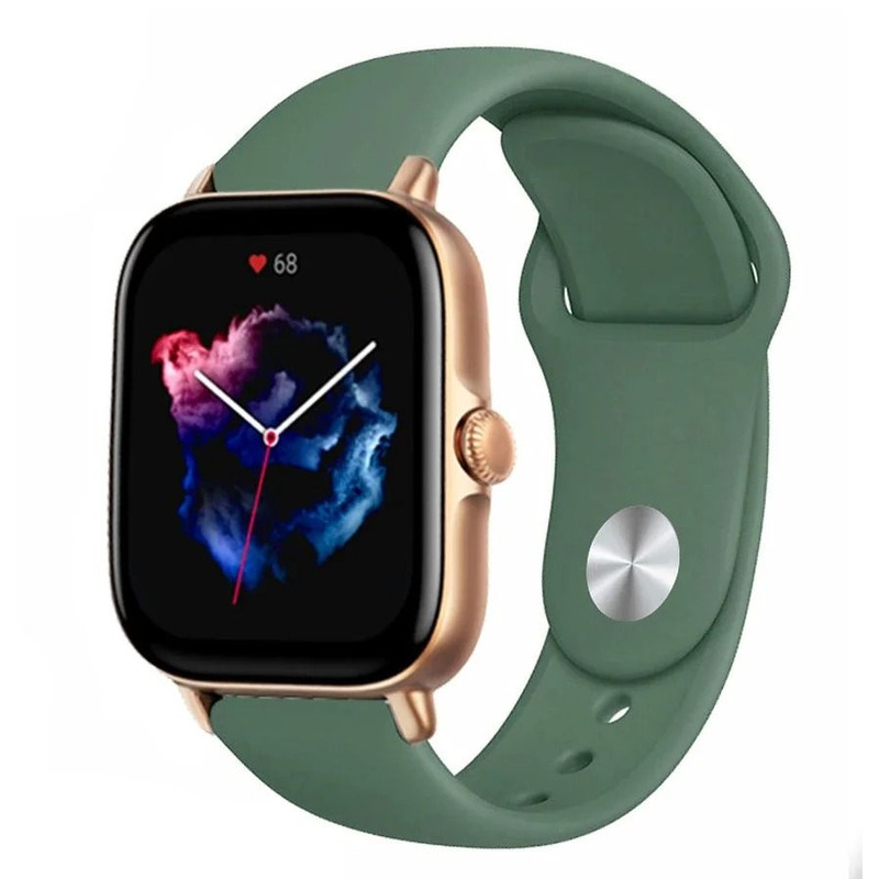 20mm 22mm Silicone Watch Strap For Amazfit GTS GTR Mini Series 28