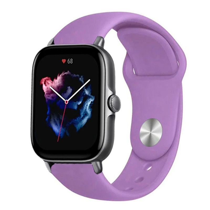 20mm 22mm Silicone Watch Strap For Amazfit GTS GTR Mini Series 17