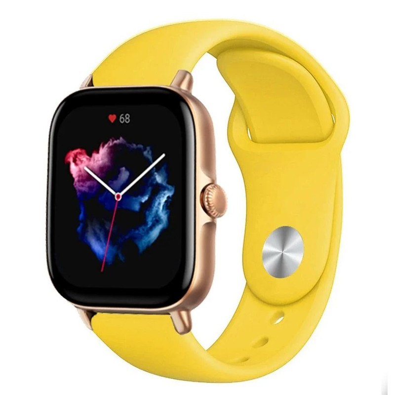 20mm 22mm Silicone Watch Strap For Amazfit GTS GTR Mini Series 20