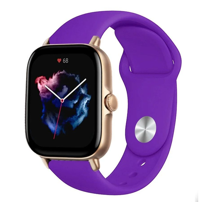 20mm 22mm Silicone Watch Strap For Amazfit GTS GTR Mini Series 23