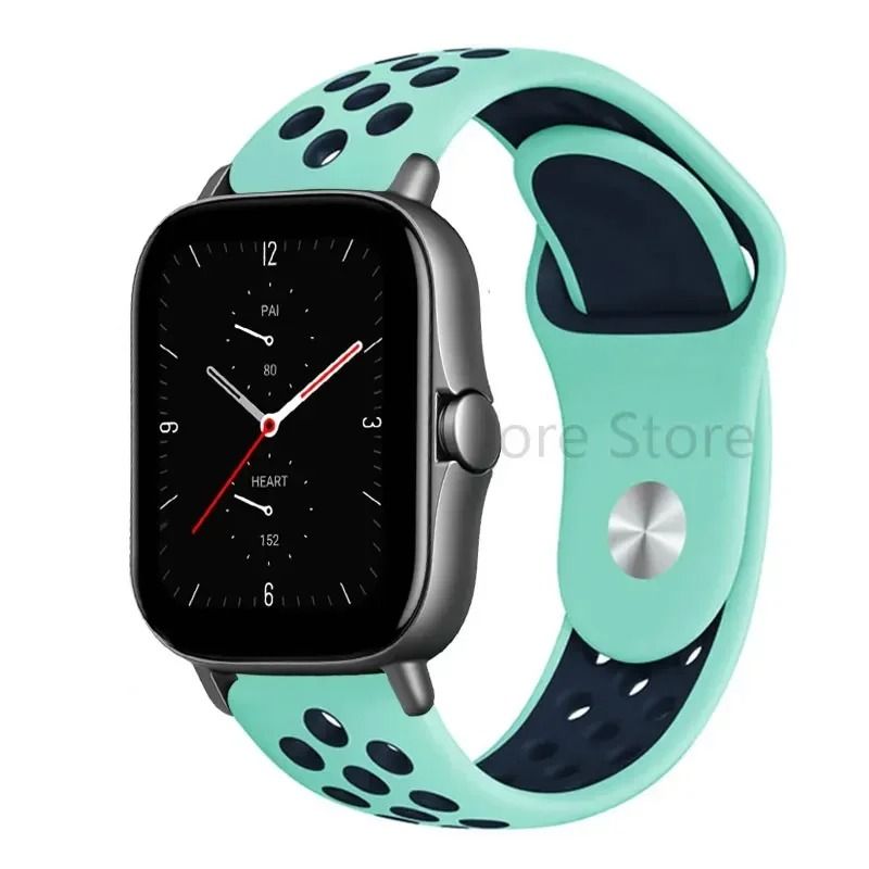 Silicone Sport Watch Band 20mm 22mm For Amazfit GTS GTR Bip Series 8