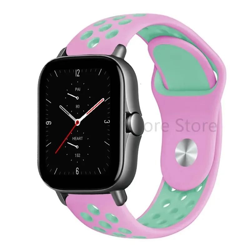 Silicone Sport Watch Band 20mm 22mm For Amazfit GTS GTR Bip Series 9