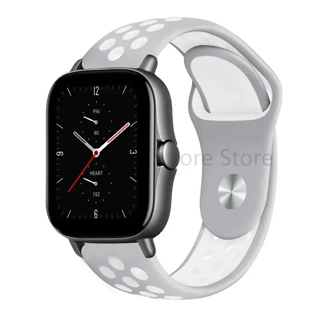 Silicone Sport Watch Band 20mm 22mm For Amazfit GTS GTR Bip Series 12